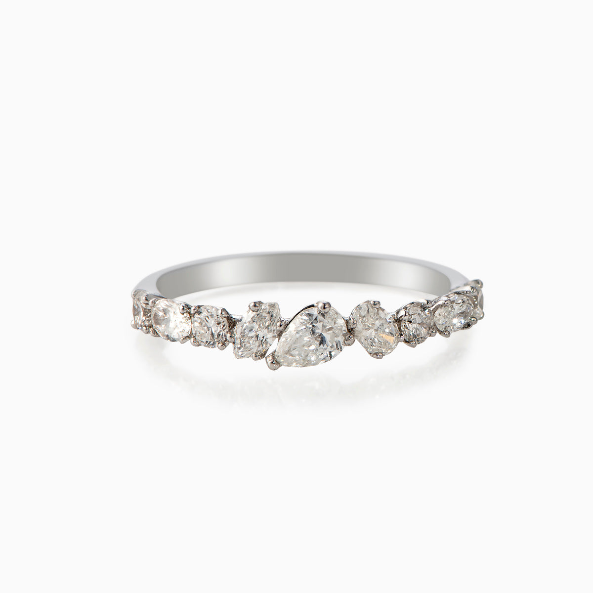 Small Multi Shape Diamond Band