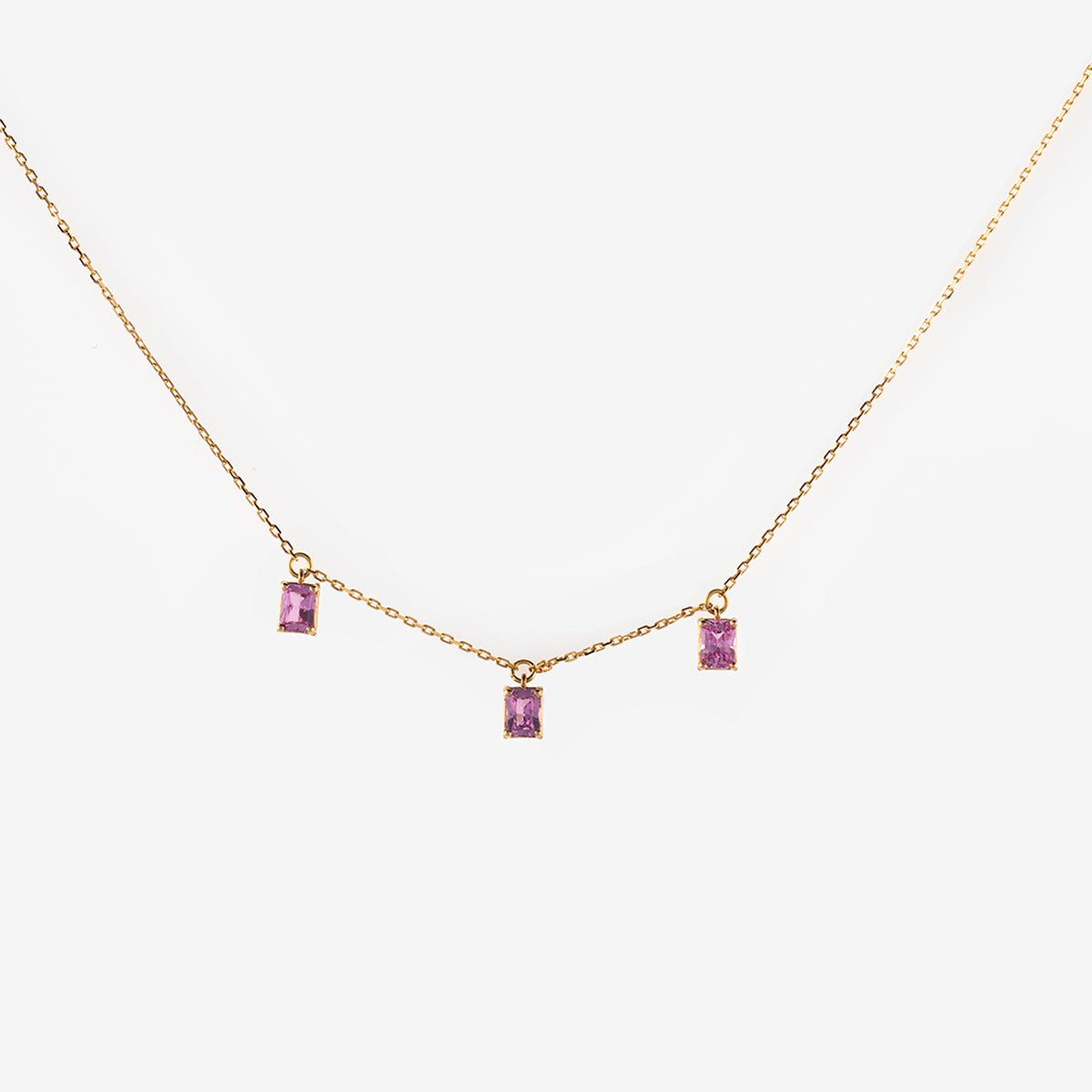 Pink Sapphire Shaker Choker