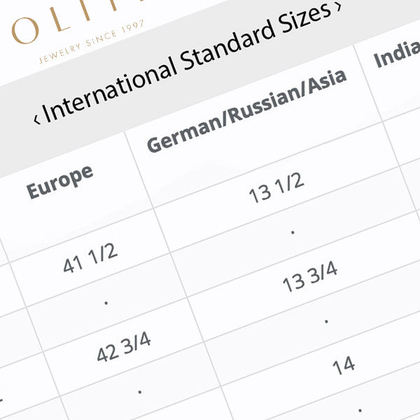 Ring Size Chart
