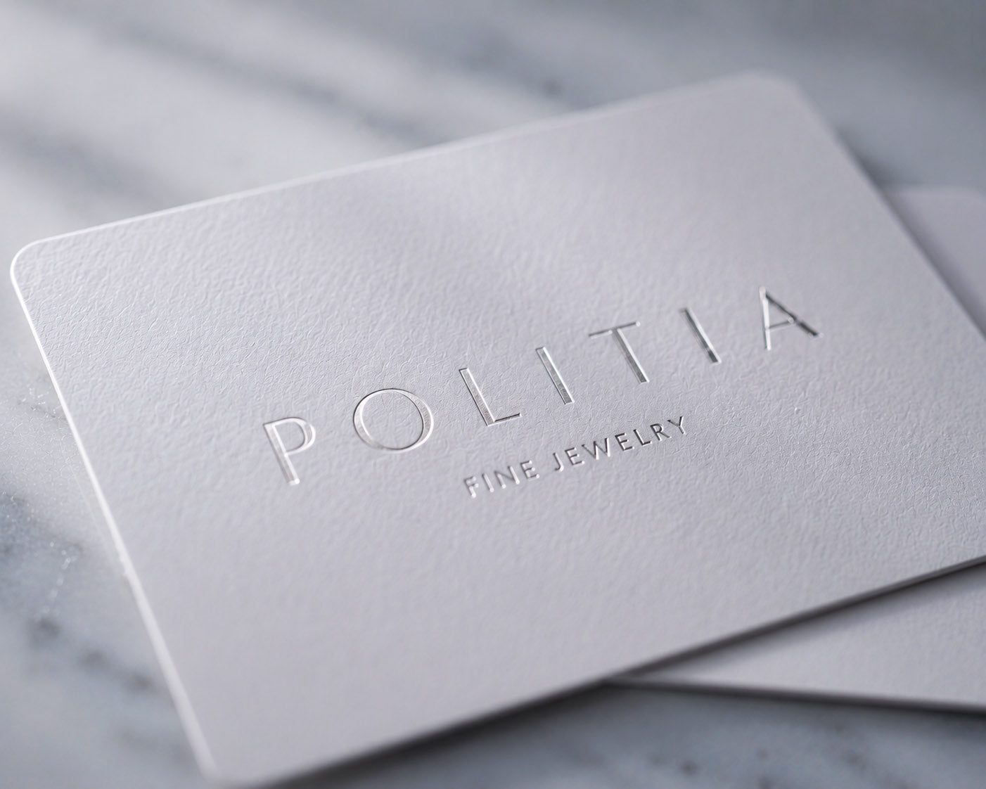 Politia Jewelry Gift Card REDEEMABLE ON-LINE ONLY