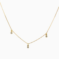 3-BEZEL DIAMOND SHAKER CHOKER - Politia Jewelry