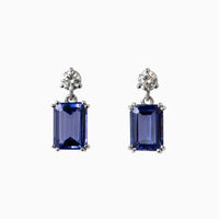 Tanzanite and Diamond Earrings