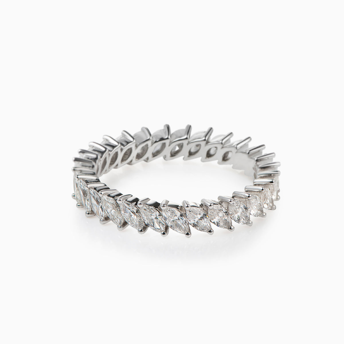 Marquise Diamond Eternity Band