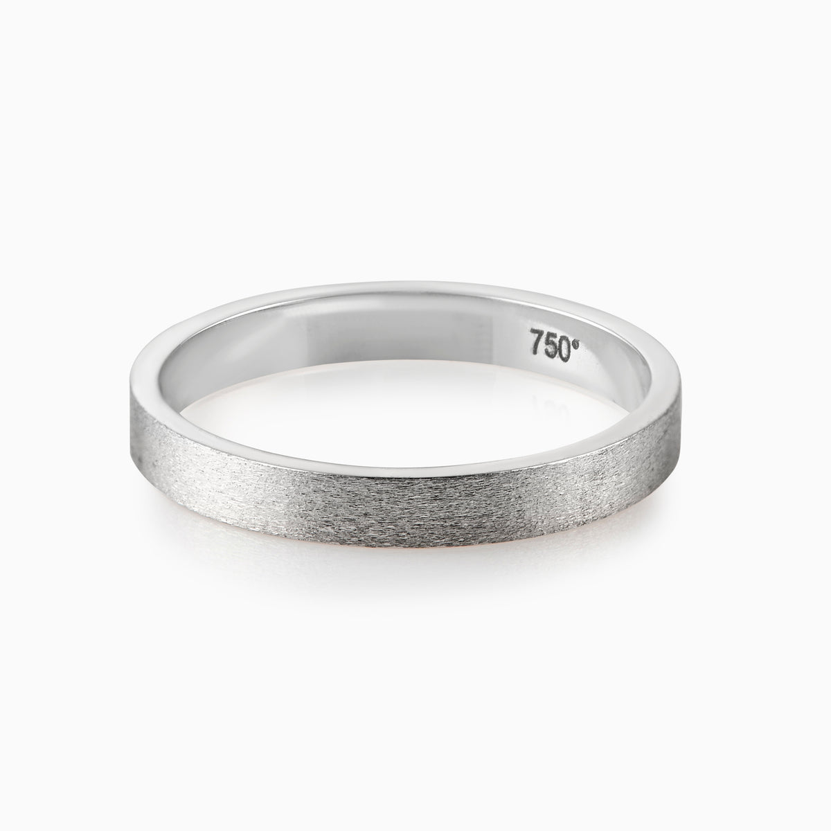 Skinny Brushed Wedding Band