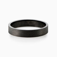 Black Rhodium Mat Finish Band