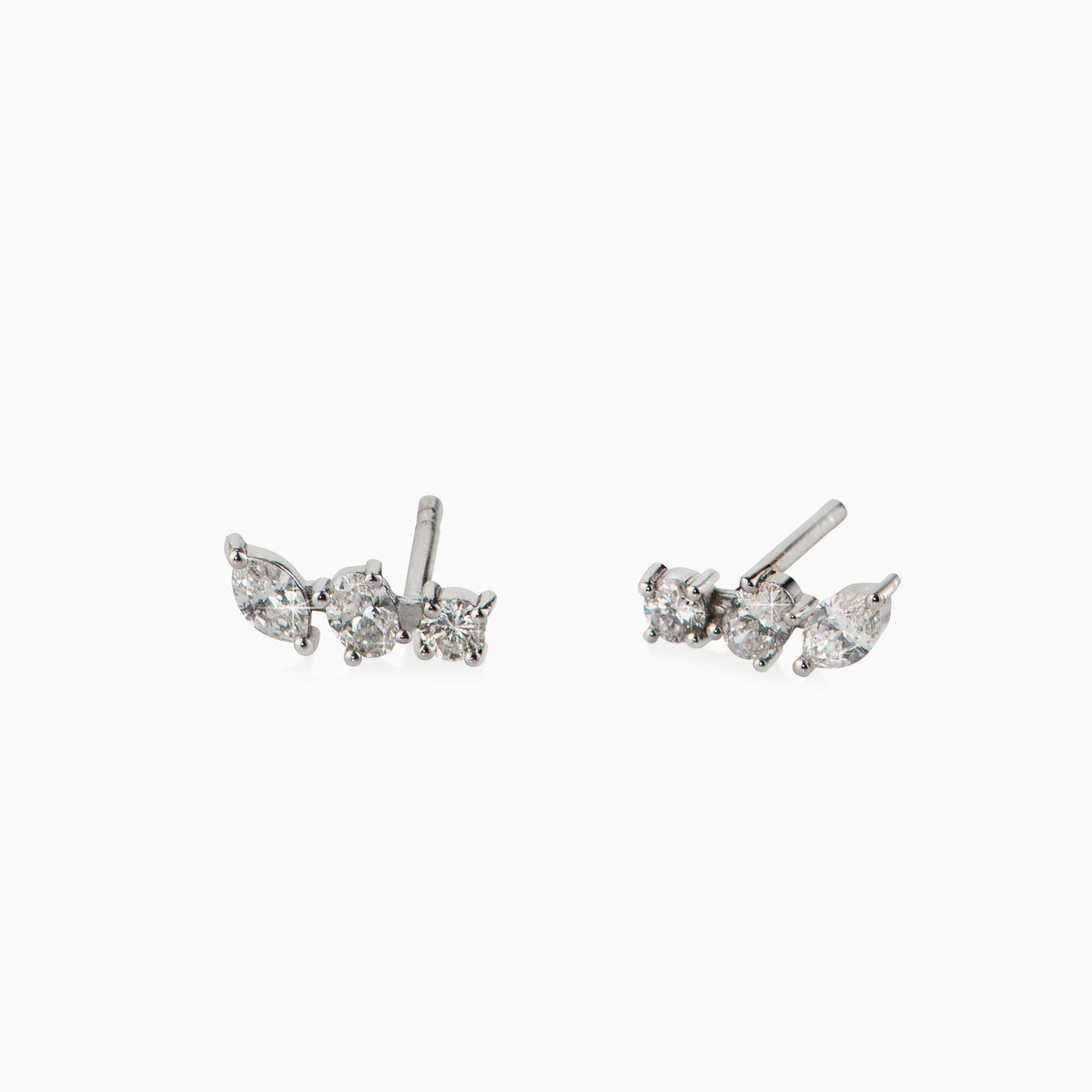 Fancy Shape Diamond Studs