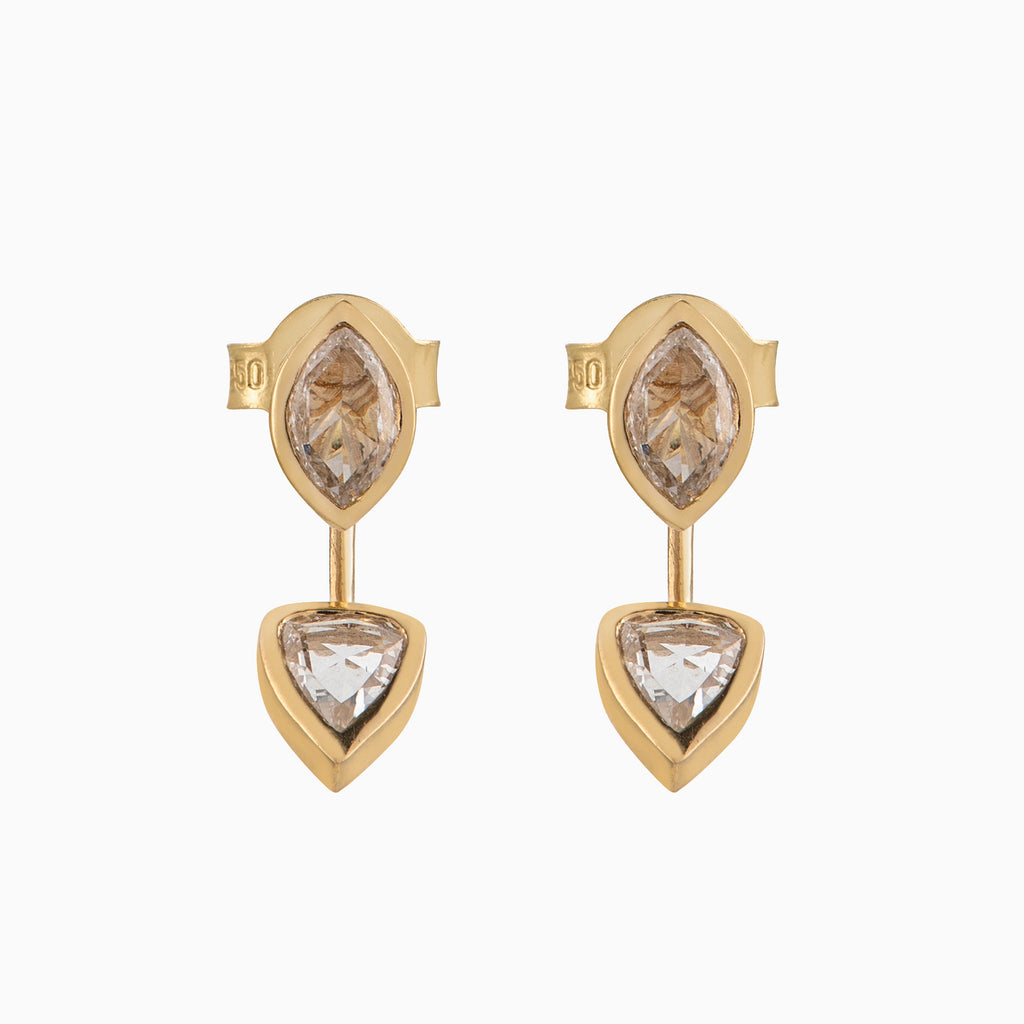 Gemstone & Diamond Earrings Forged With The Essence Of Cyprus – Politia ...