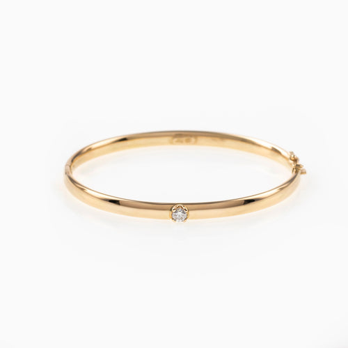 Classic Diamond Bangle - Politia Jewelry