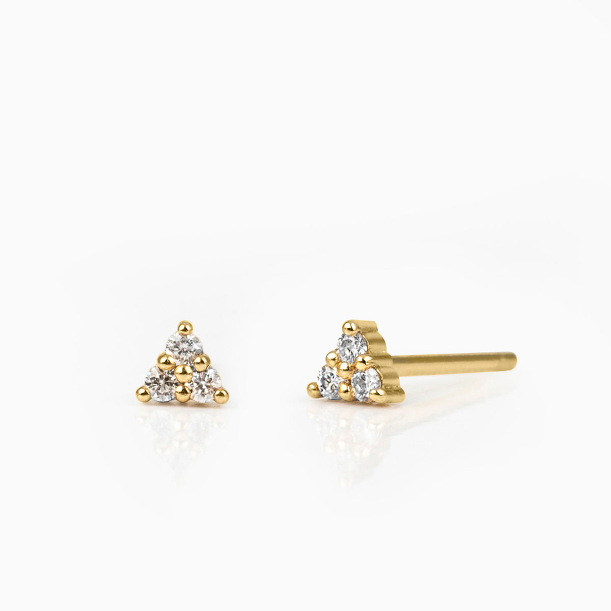 Mini Trio Diamond Studs